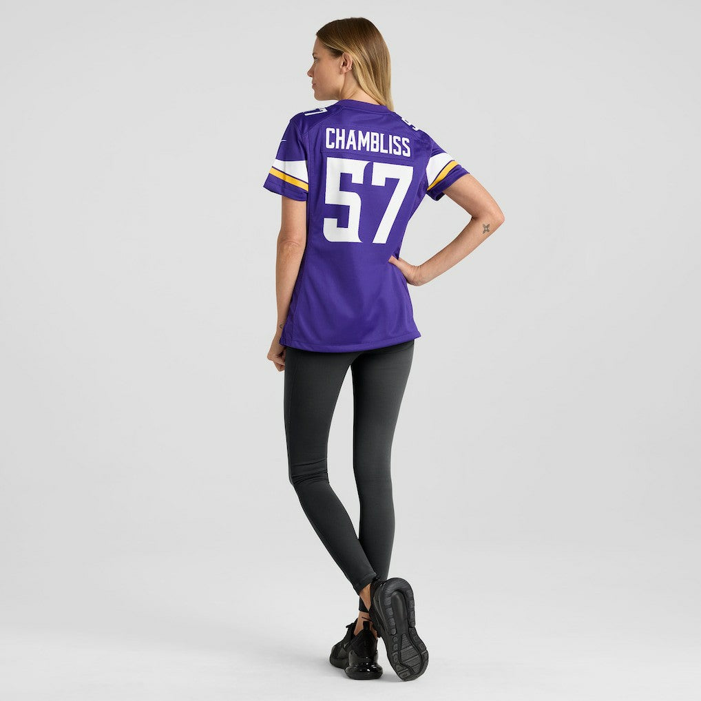 Minnesota Vikings Nike Chaz Chambliss  Women's Team Game Jersey