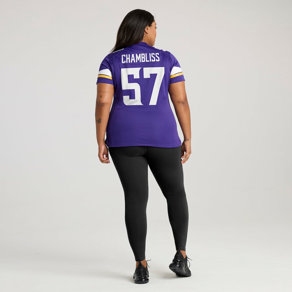 Minnesota Vikings Nike Chaz Chambliss  Women's Team Game Jersey
