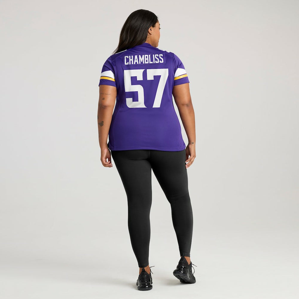 Minnesota Vikings Nike Chaz Chambliss  Women's Team Game Jersey