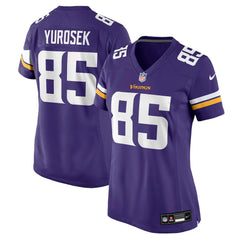 Minnesota Vikings Nike Ben Yurosek  Women's Team Game Jersey