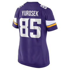 Minnesota Vikings Nike Ben Yurosek  Women's Team Game Jersey