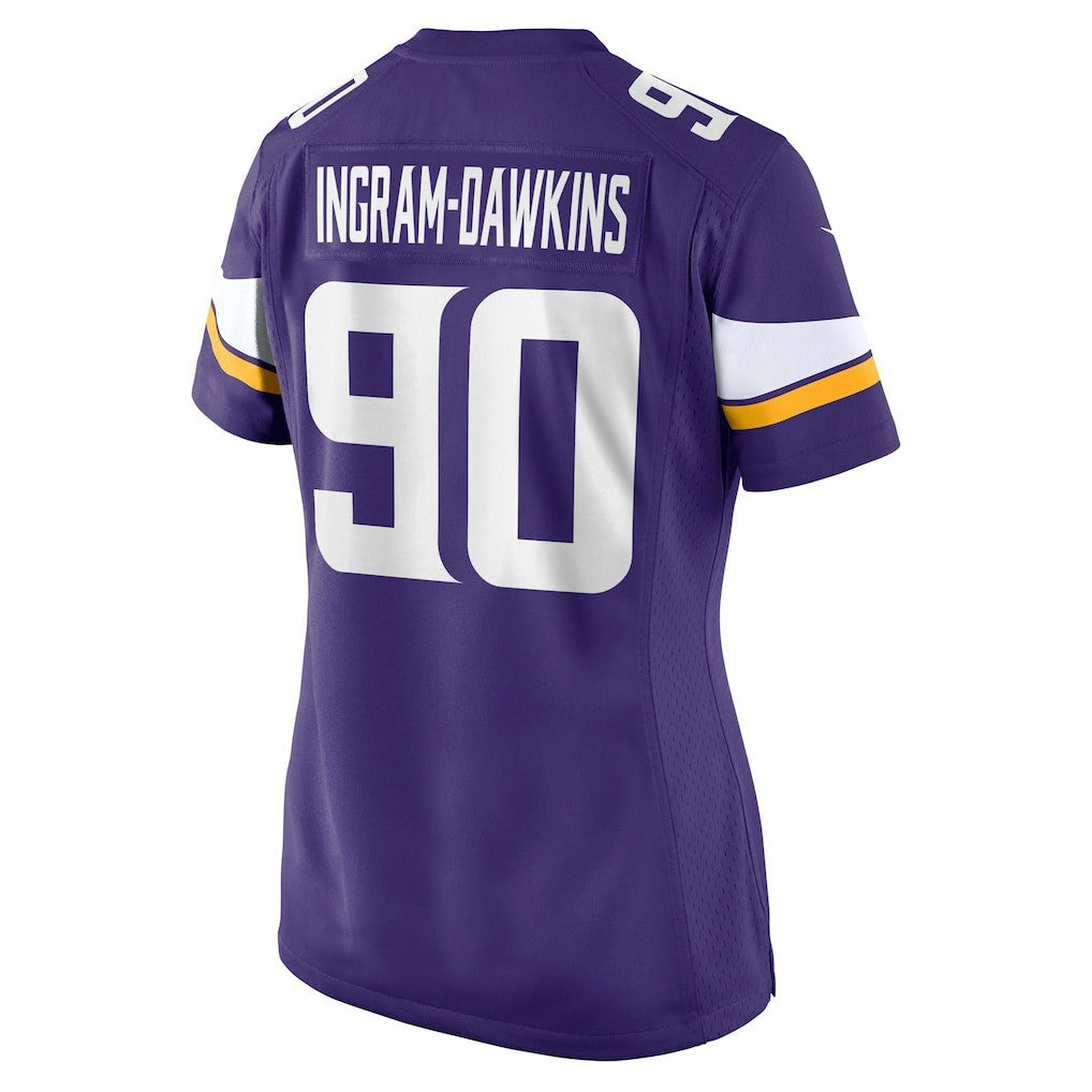 Minnesota Vikings Nike Tyrion Ingram-Dawkins  Women's Team Game Jersey