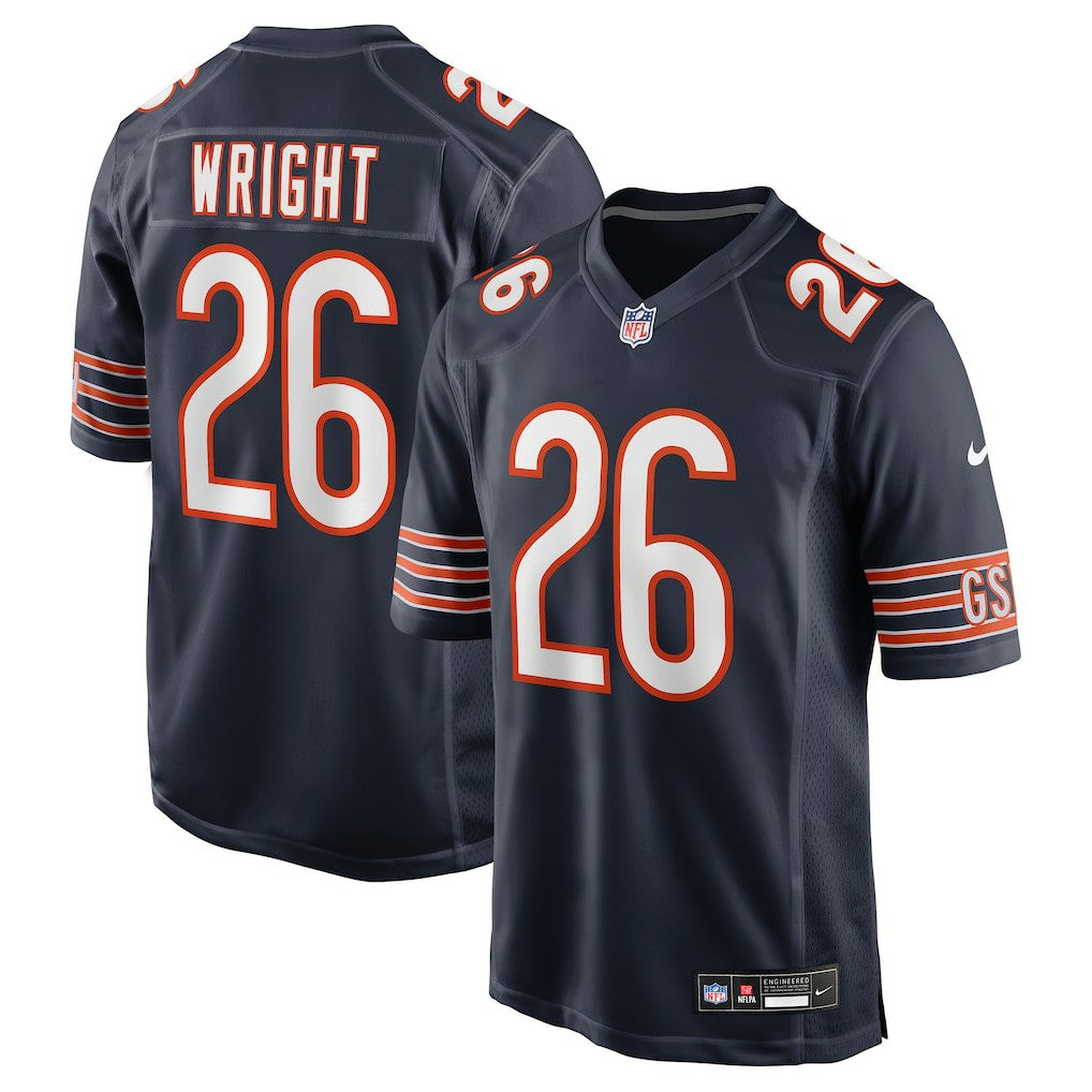 Chicago Bears Nike Nahshon Wright  Team Game Jersey