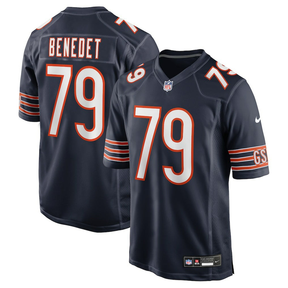 Chicago Bears Nike Theo Benedet  Team Game Jersey