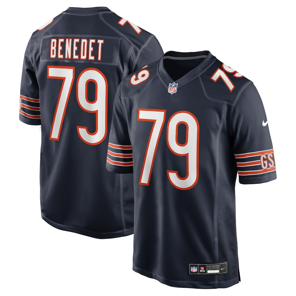 Chicago Bears Nike Theo Benedet  Team Game Jersey