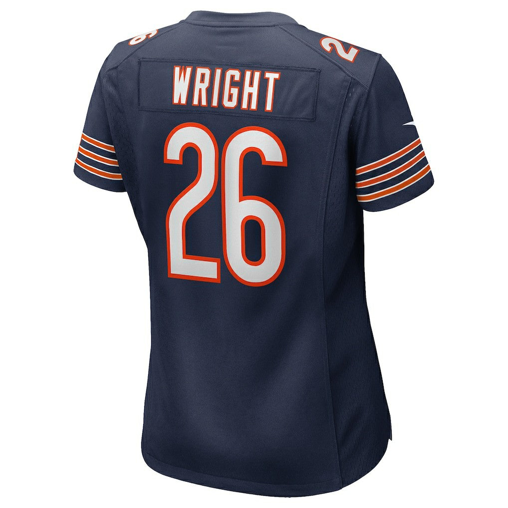 Chicago Bears Nike Nahshon Wright  Women's Team Game Jersey