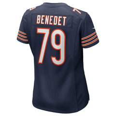 Chicago Bears Nike Theo Benedet  Women's Team Game Jersey