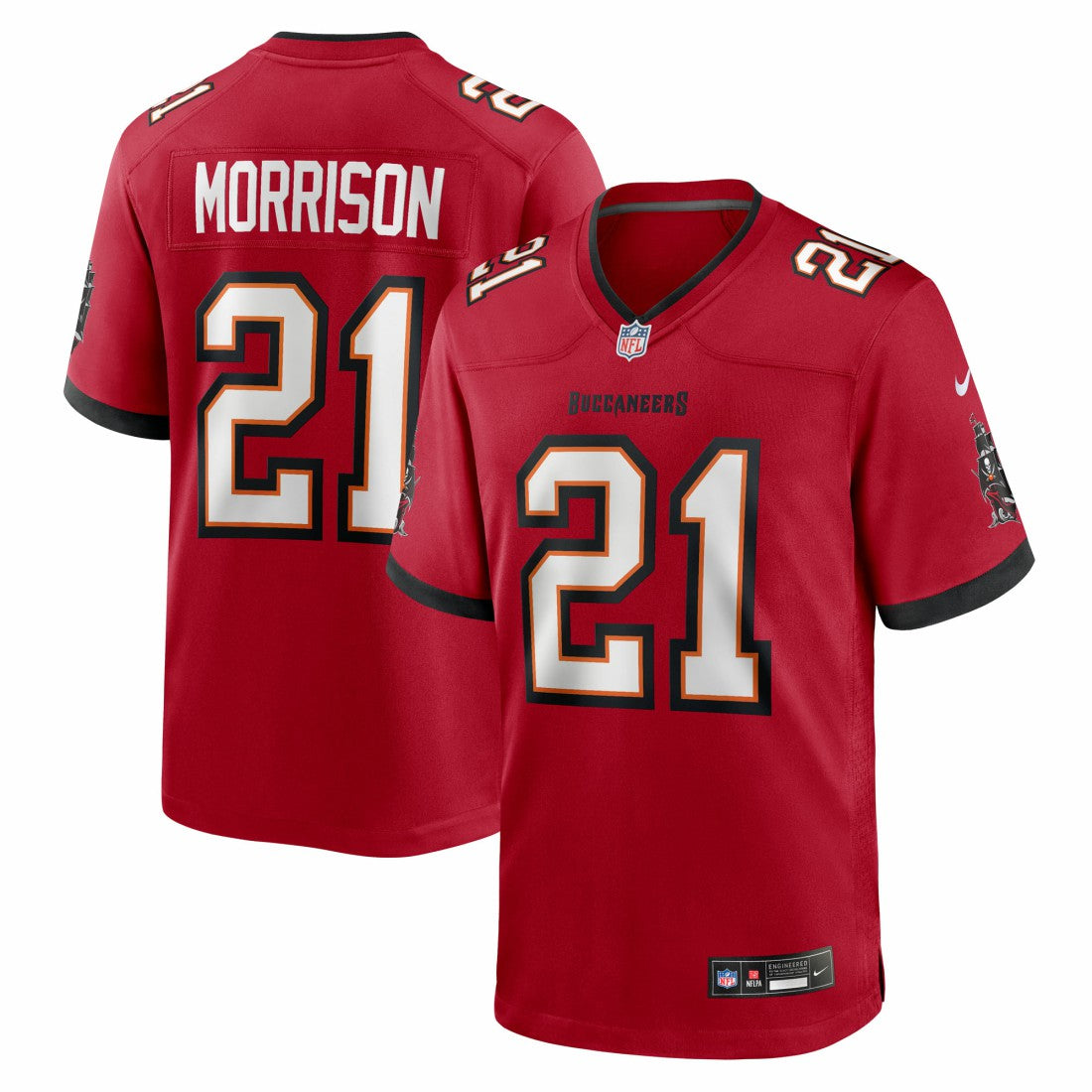 Tampa Bay Buccaneers Nike Benjamin Morrison  Team Game Jersey
