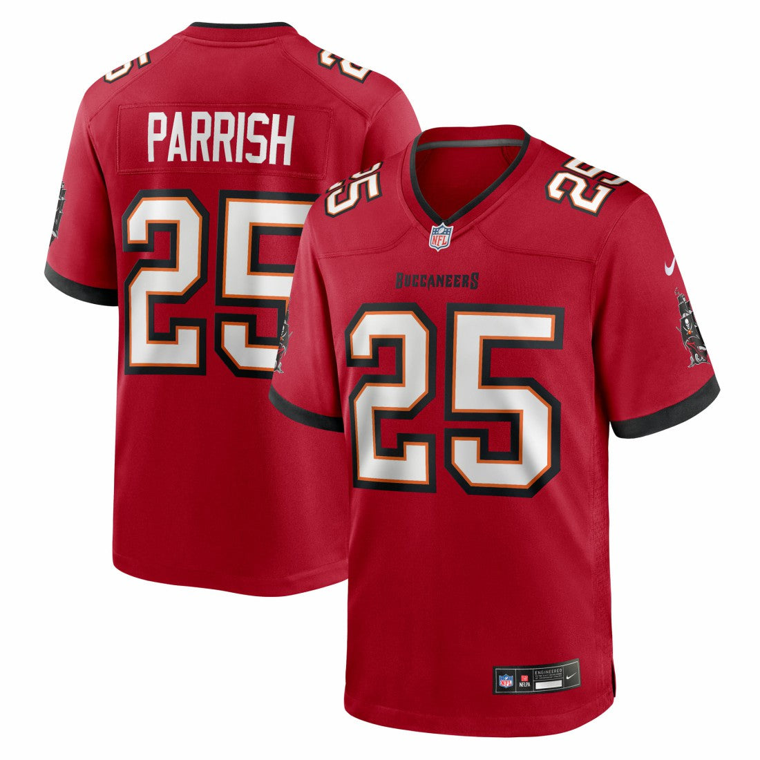 Tampa Bay Buccaneers Nike Jacob Parrish  Team Game Jersey
