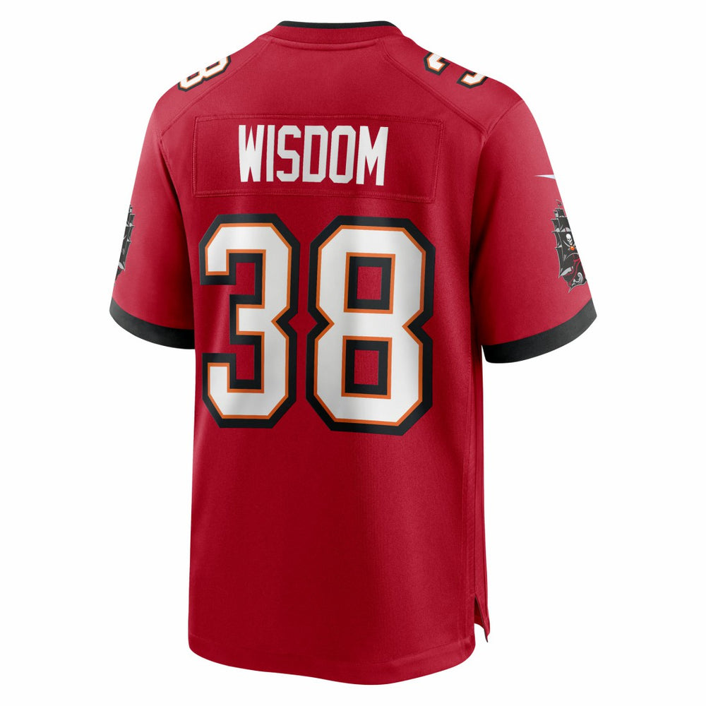 Tampa Bay Buccaneers Nike Rashad Wisdom  Team Game Jersey