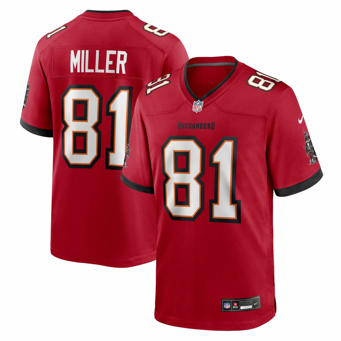 Tampa Bay Buccaneers Nike Ryan Miller  Team Game Jersey