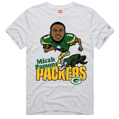 Green Bay Packers  Micah Parsons  Homage Unisex Caricature Player Graphic Tri-Blend T-Shirt