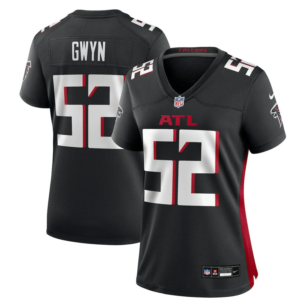 Jovaughn Gwyn Atlanta Falcons Women's Team Game Jersey - Black