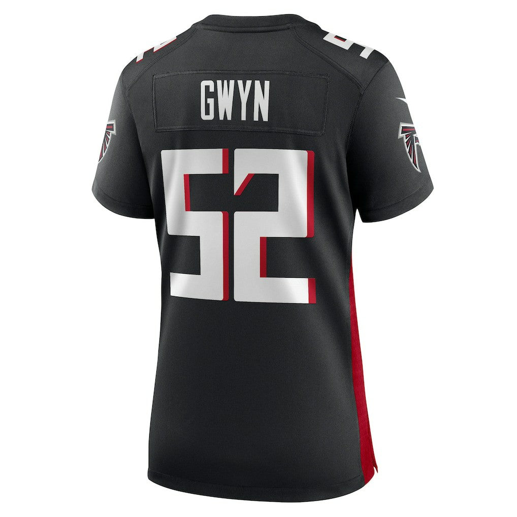 Jovaughn Gwyn Atlanta Falcons Women's Team Game Jersey - Black