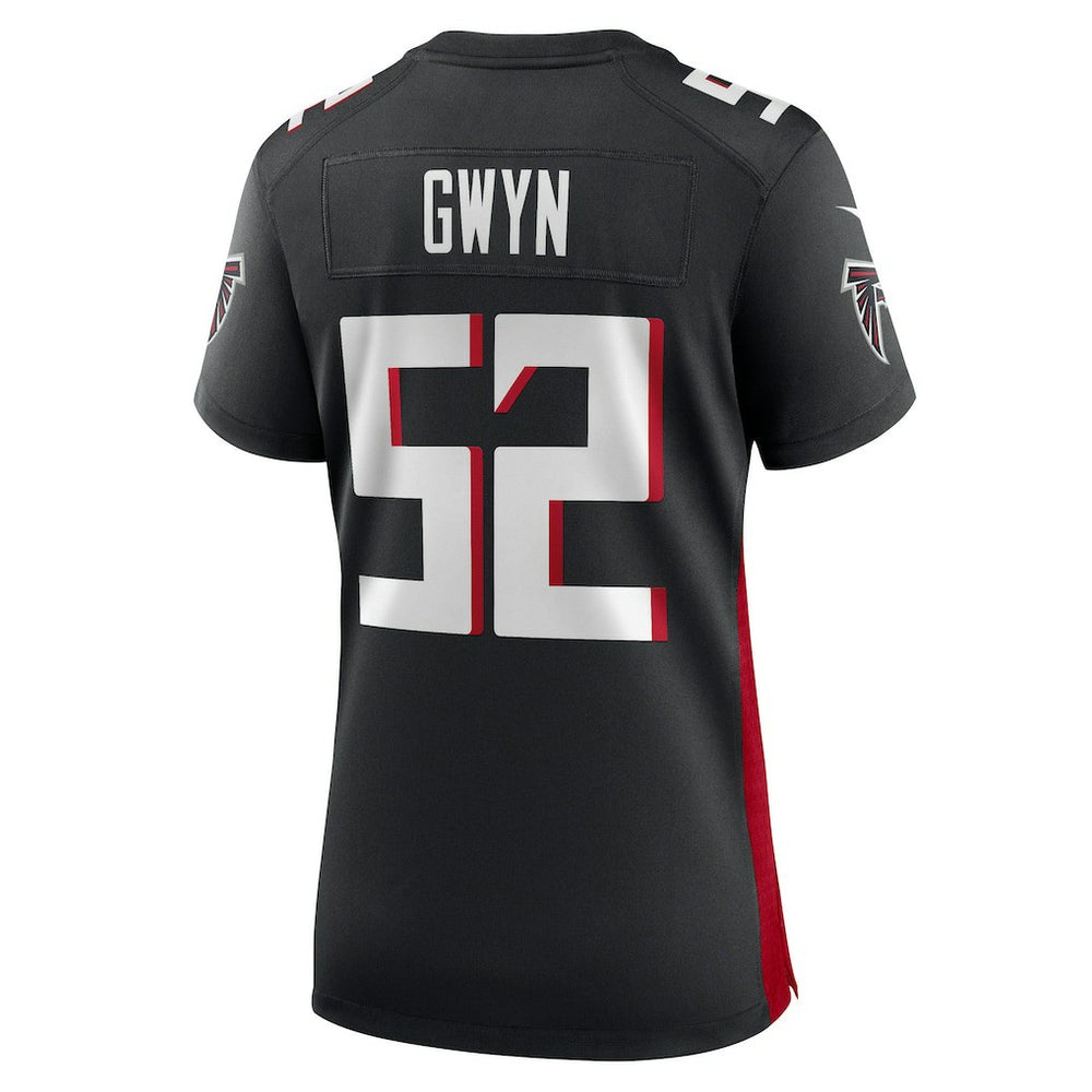 Jovaughn Gwyn Atlanta Falcons Women's Team Game Jersey - Black
