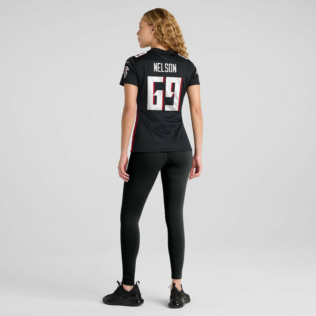 Atlanta Falcons Nike Jack Nelson  Women's Team Game Jersey