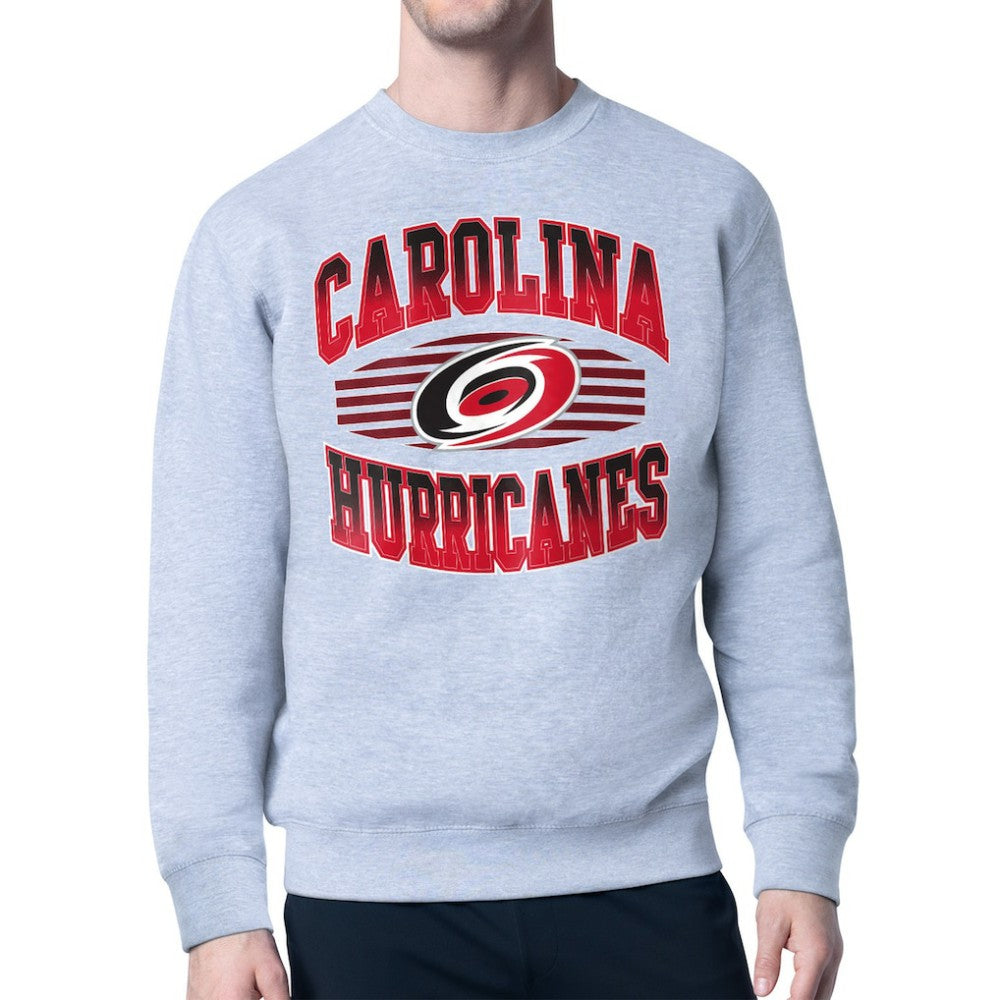 Carolina Hurricanes Starter Team Grit Graphic Fleece Pullover Sweatshirt Discount