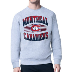 Montreal Canadiens Starter Team Grit Graphic Fleece Pullover Sweatshirt On Sale