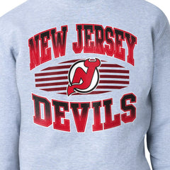 New Jersey Devils Starter Team Grit Graphic Fleece Pullover Sweatshirt On Sale