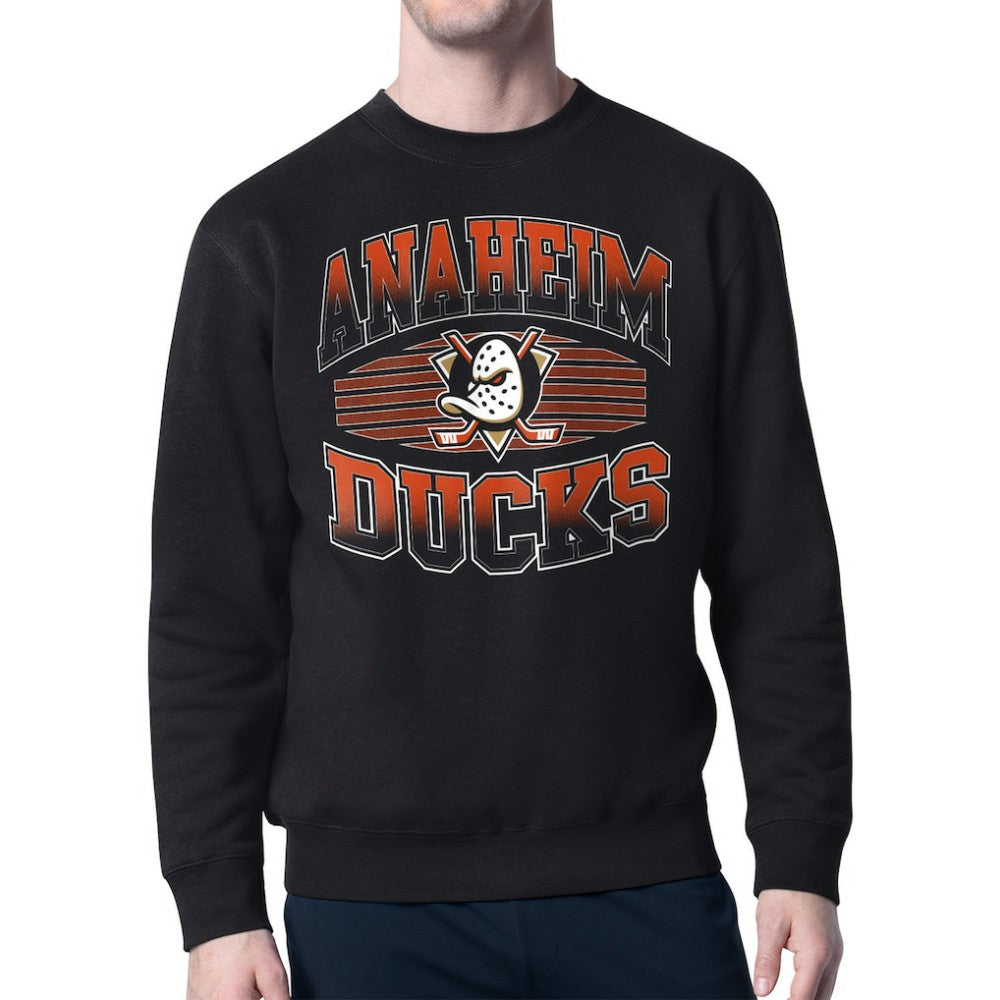 Anaheim Ducks Starter Team Grit Graphic Fleece Pullover Sweatshirt Discount