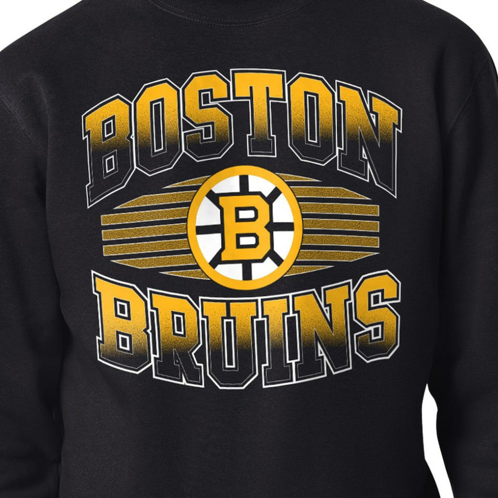 Boston Bruins Starter Team Grit Graphic Fleece Pullover Sweatshirt Sale