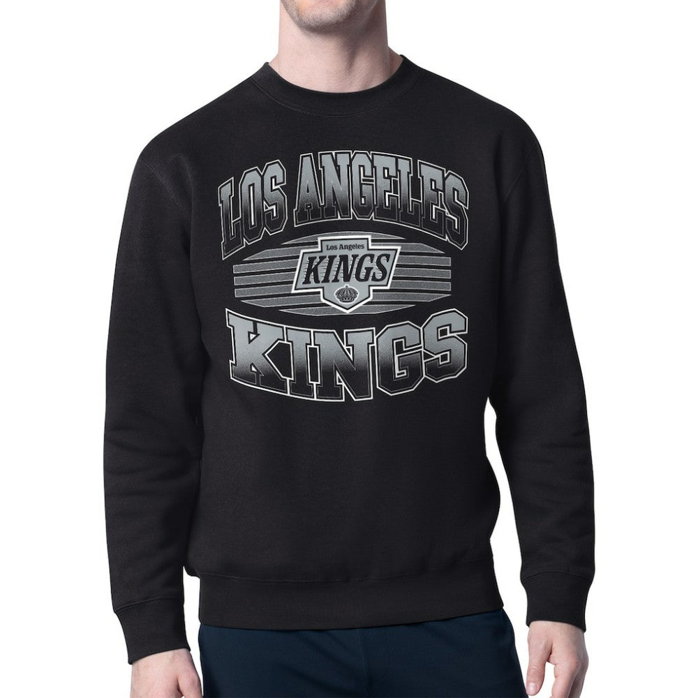 Los Angeles Kings Starter Team Grit Graphic Fleece Pullover Sweatshirt For Sale