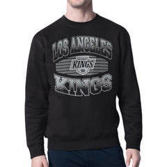 Los Angeles Kings Starter Team Grit Graphic Fleece Pullover Sweatshirt For Sale