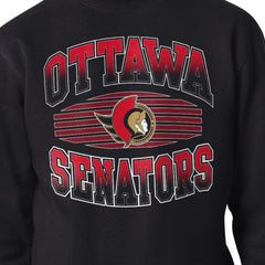 Ottawa Senators Starter Team Grit Graphic Fleece Pullover Sweatshirt On Sale