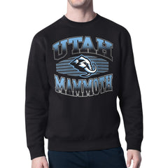 Utah Mammoth Starter Team Grit Graphic Fleece Pullover Sweatshirt On Sale
