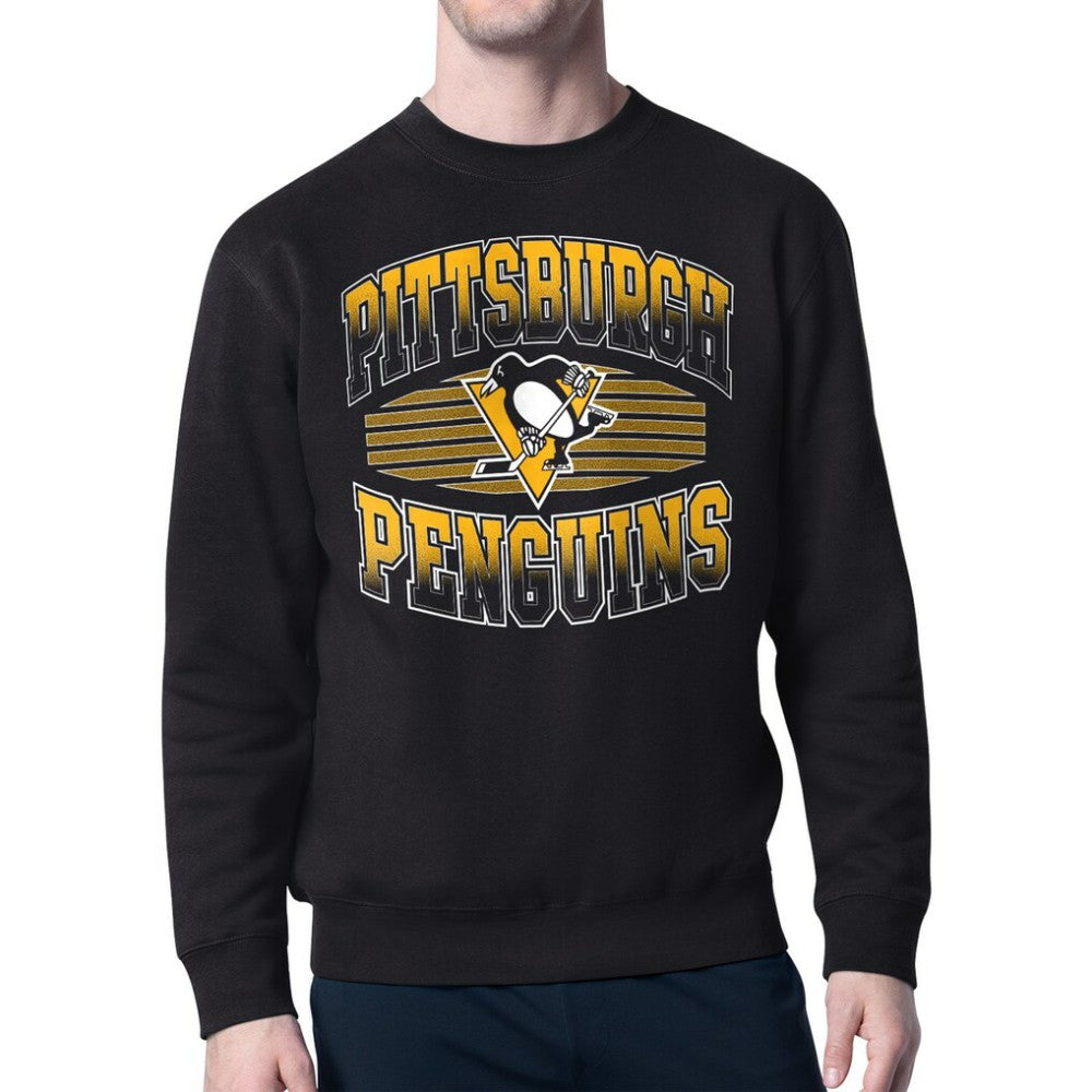 Pittsburgh Penguins Starter Team Grit Graphic Fleece Pullover Sweatshirt Discount