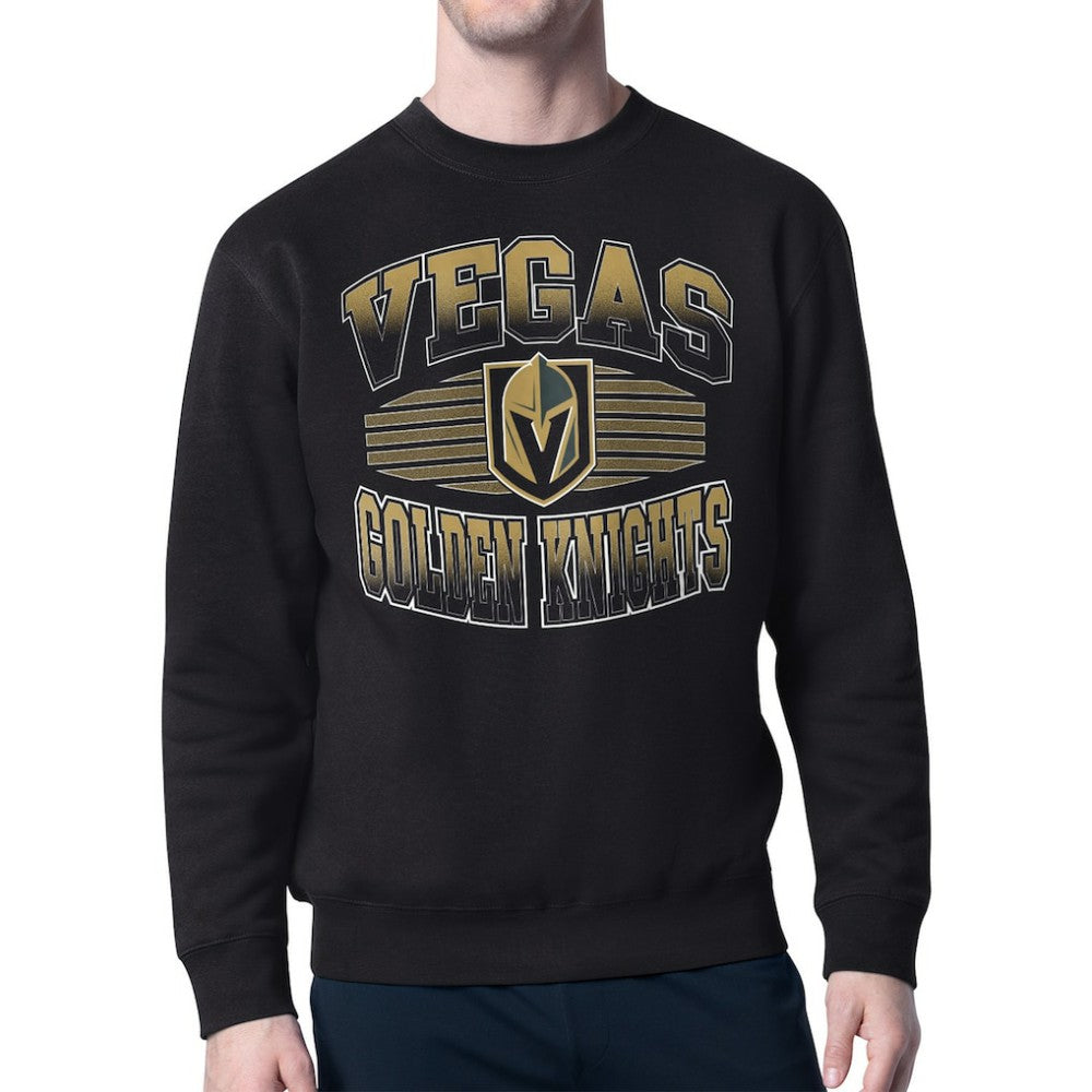 Vegas Golden Knights Starter Team Grit Graphic Fleece Pullover Sweatshirt Sale