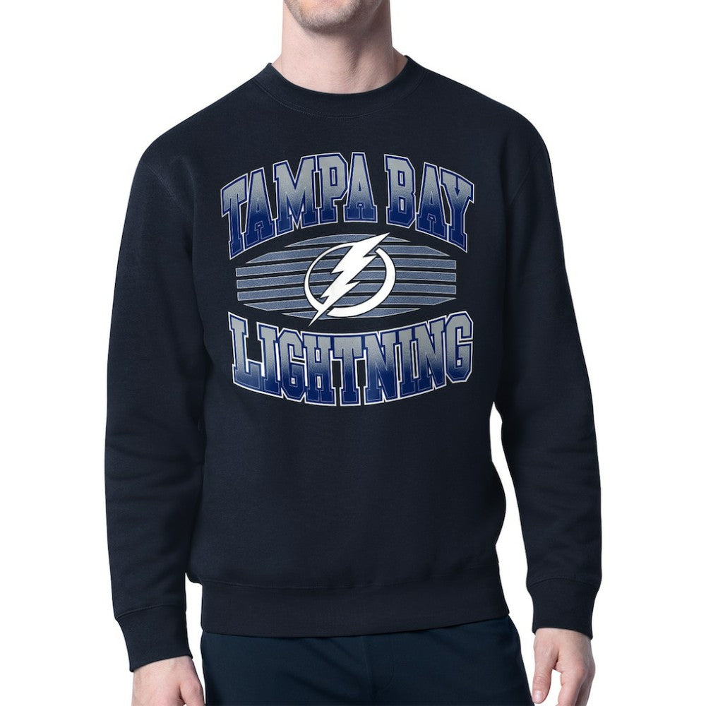 Tampa Bay Lightning Starter Team Grit Graphic Fleece Pullover Sweatshirt Outlet