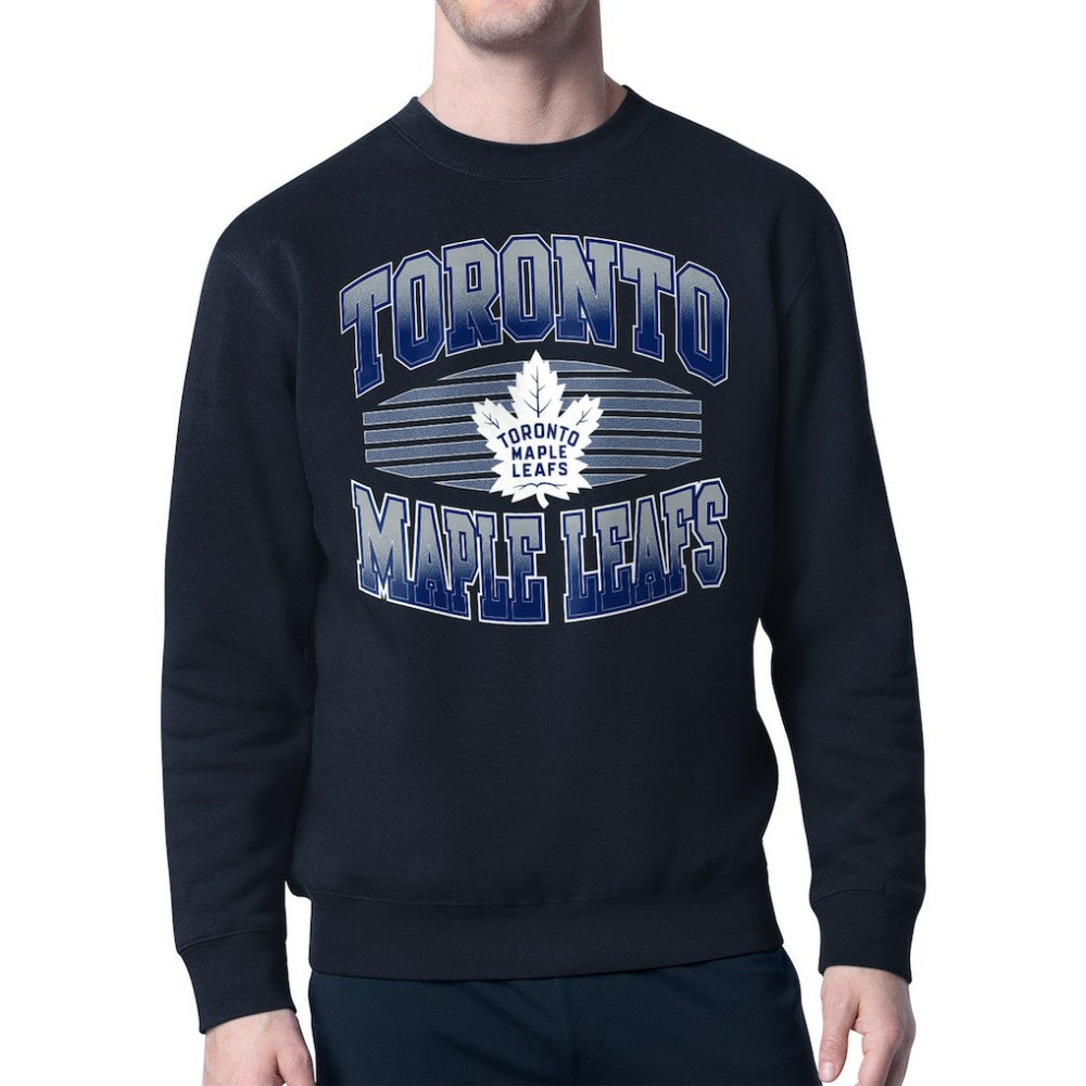 Toronto Maple Leafs Starter Team Grit Graphic Fleece Pullover Sweatshirt Sale
