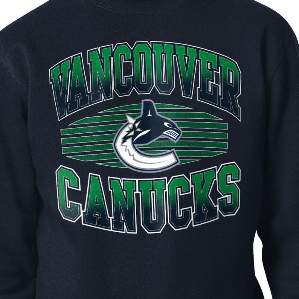 Vancouver Canucks Starter Team Grit Graphic Fleece Pullover Sweatshirt On Sale