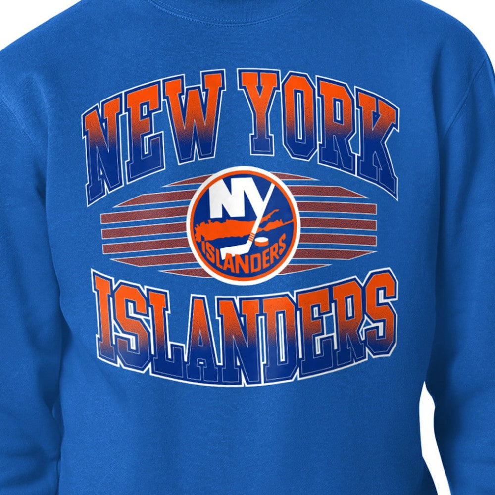 New York Islanders Starter Team Grit Graphic Fleece Pullover Sweatshirt Discount