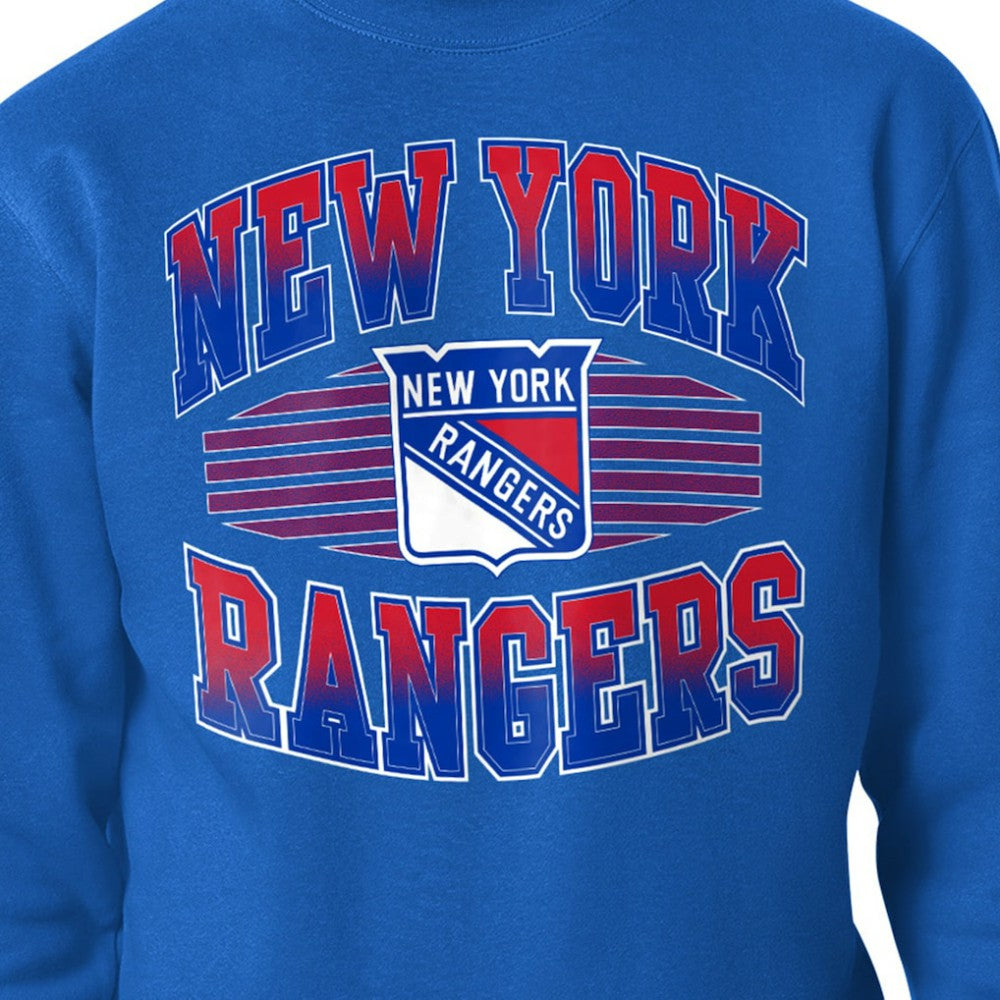 New York Rangers Starter Team Grit Graphic Fleece Pullover Sweatshirt For Sale