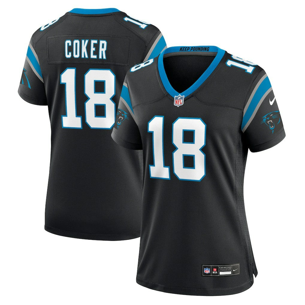 Carolina Panthers Nike Jalen Coker  Women's Team Game Jersey