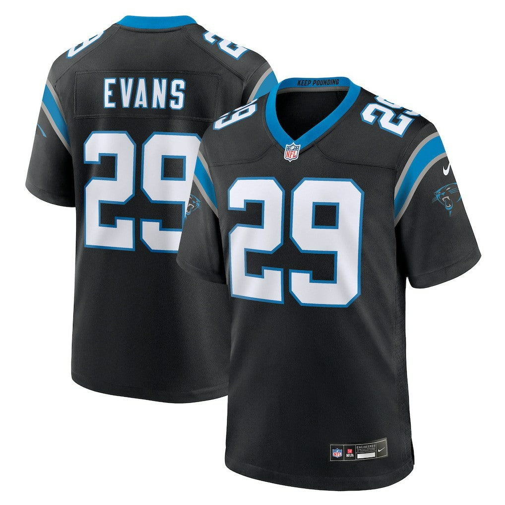 Carolina Panthers Nike Akayleb Evans  Team Game Jersey