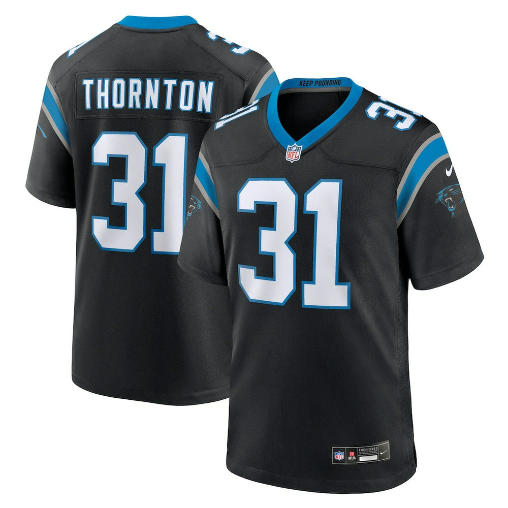 Carolina Panthers Nike Corey Thornton  Team Game Jersey