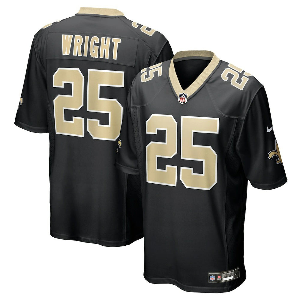 New Orleans Saints Nike Rejzohn Wright  Team Game Jersey