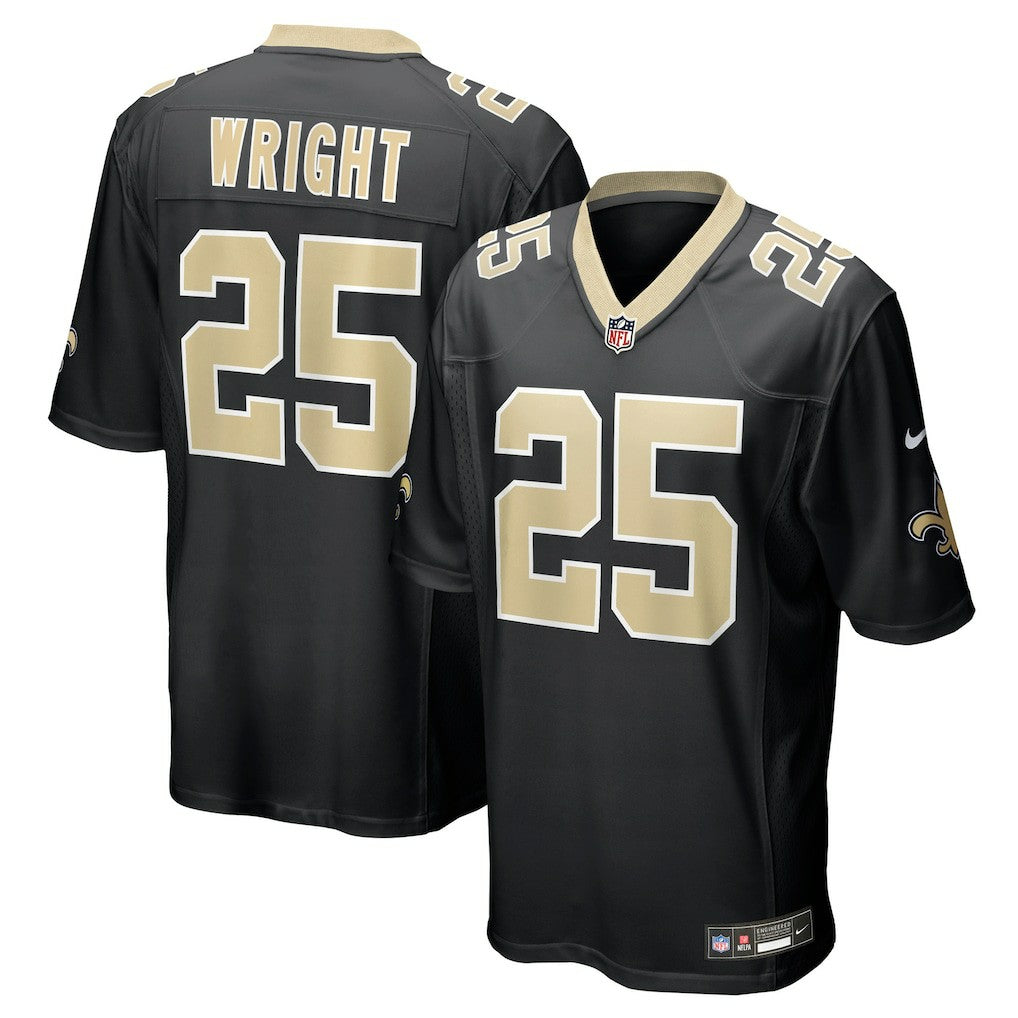 New Orleans Saints Nike Rejzohn Wright  Team Game Jersey