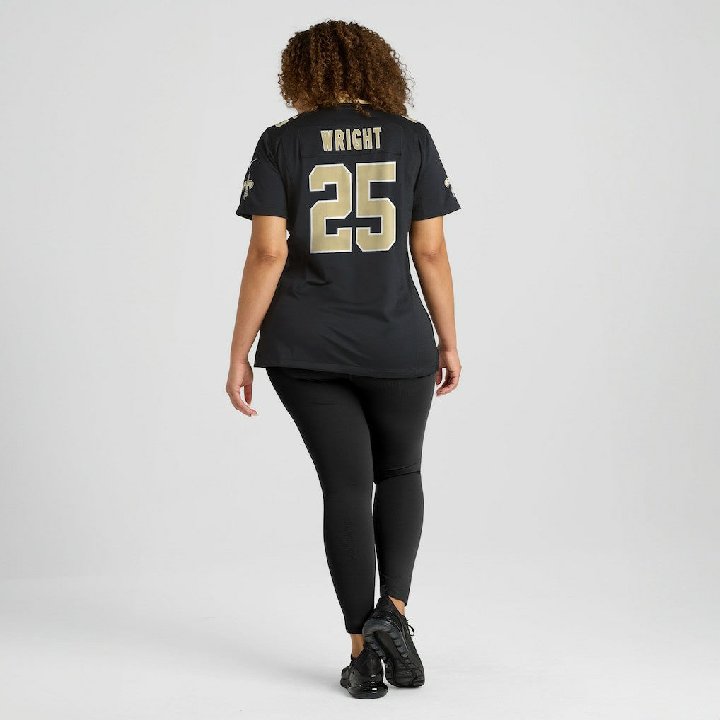 New Orleans Saints Nike Rejzohn Wright  Women's Team Game Jersey