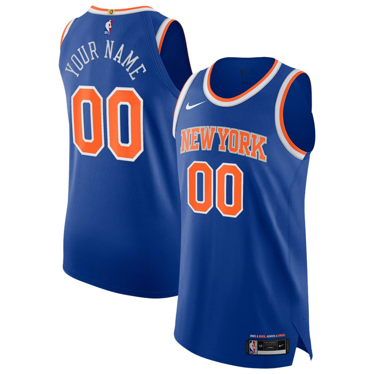 New York Knicks Authentic Custom Jersey Online
