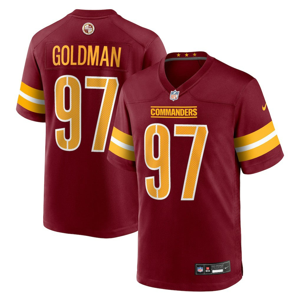 Washington Commanders Nike Eddie Goldman  Team Game Jersey