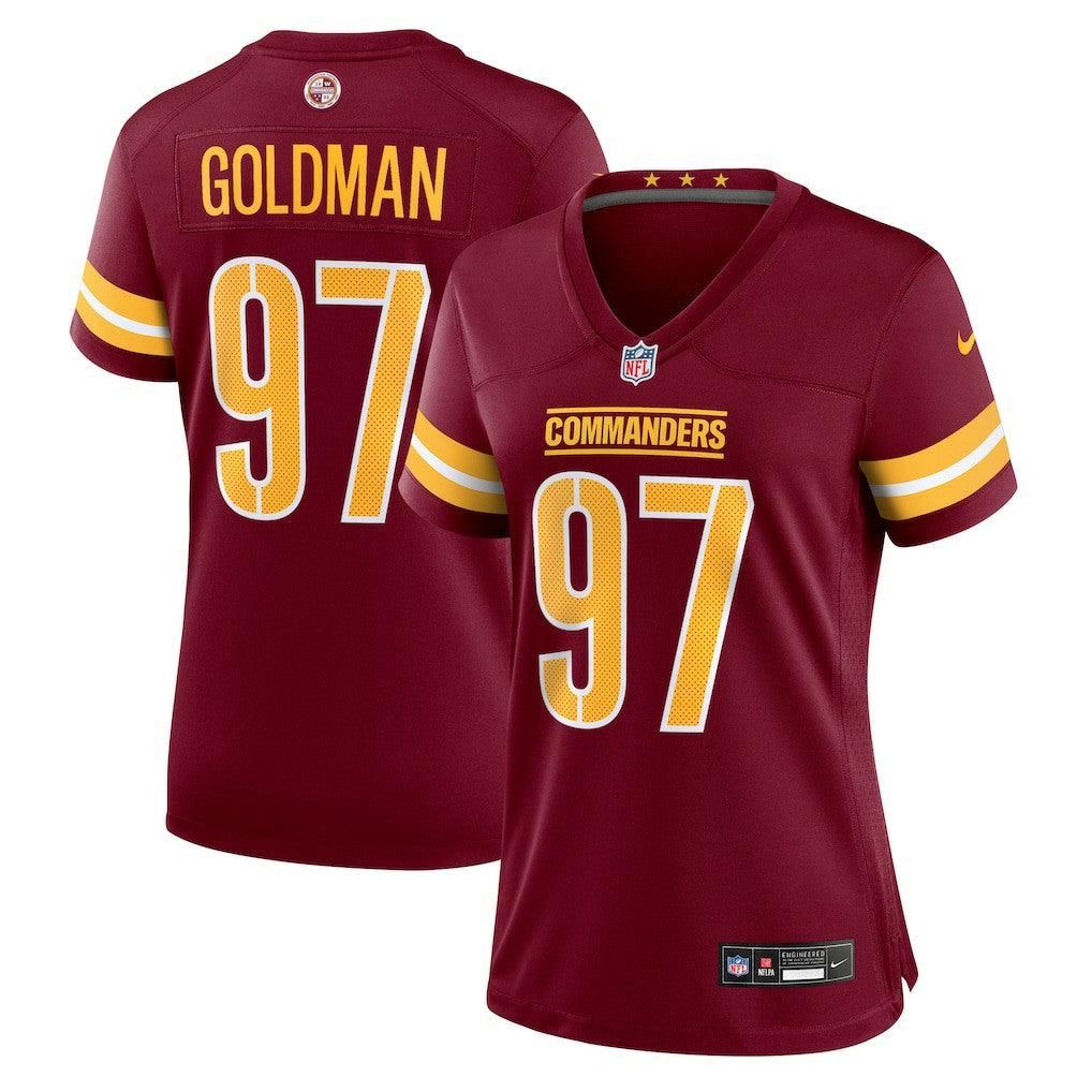 Washington Commanders Nike Eddie Goldman  Women's Team Game Jersey