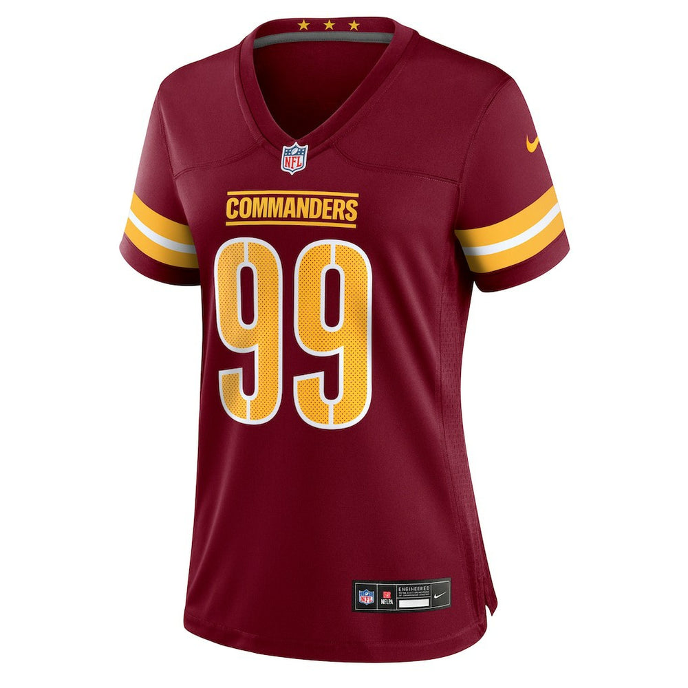 Washington Commanders Nike Javon Kinlaw  Women's Team Game Jersey