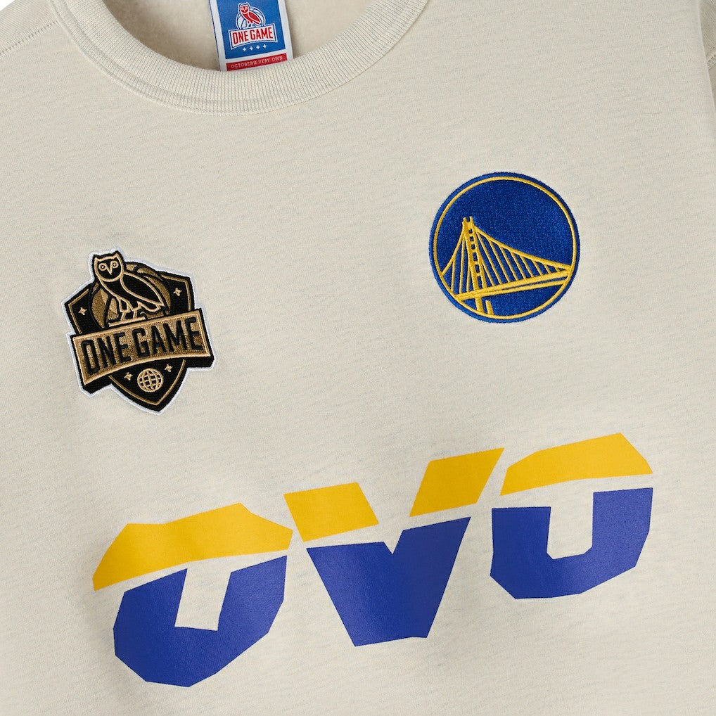 Golden State Warriors OVO x NBA Fleece Sweatshirt sale On Sale