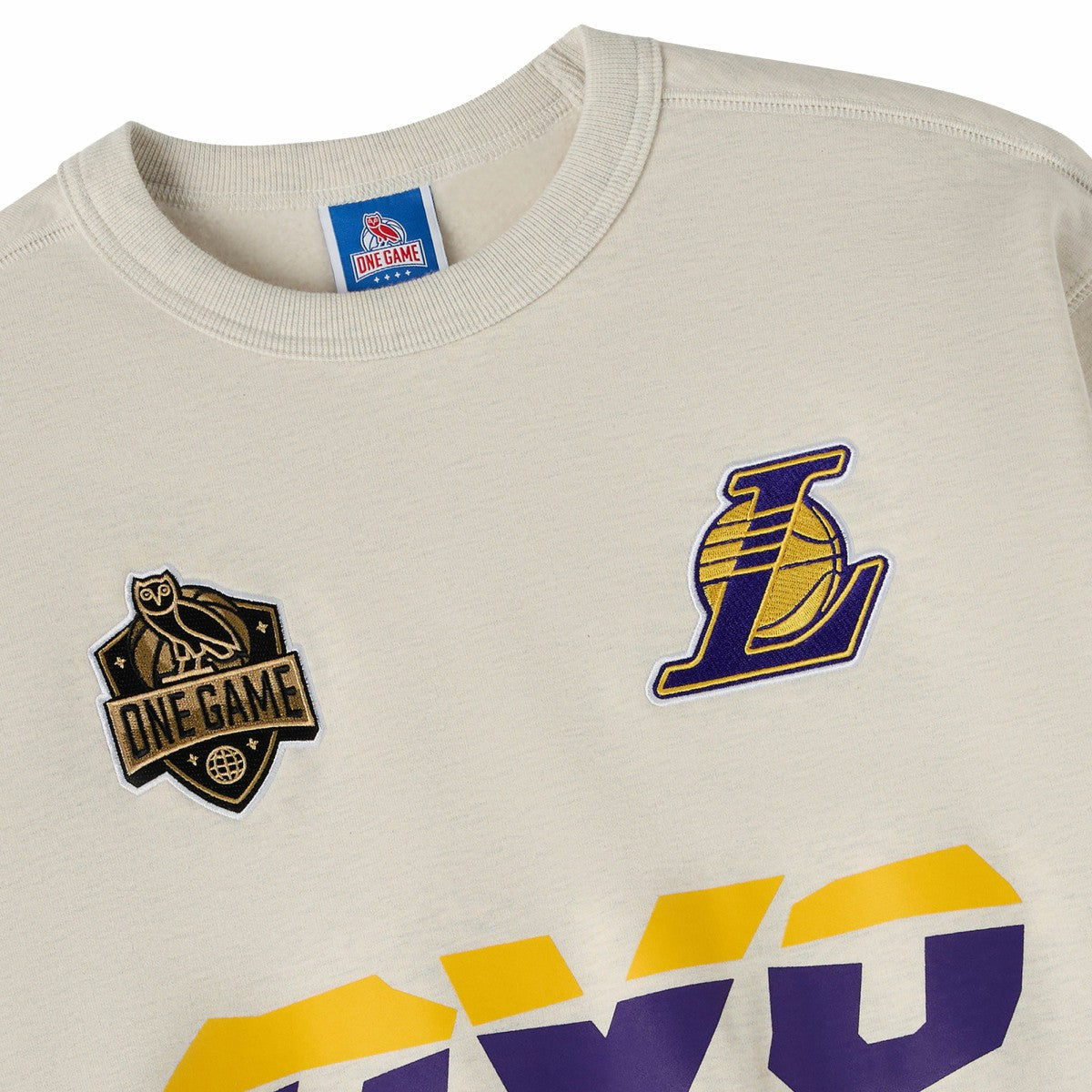 Los Angeles Lakers OVO x NBA Fleece Sweatshirt Discount