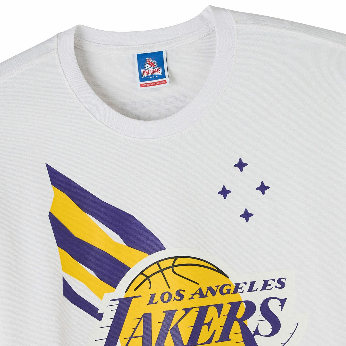 Los Angeles Lakers OVO x NBA Heavyweight T-Shirt On Sale
