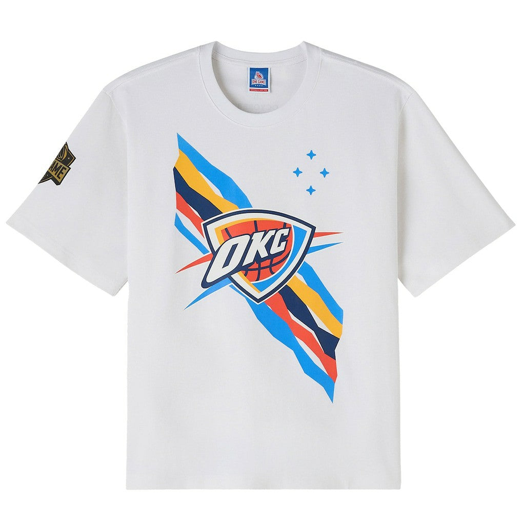 Oklahoma City Thunder OVO x NBA Heavyweight T-Shirt For Sale